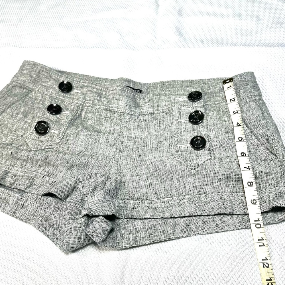 Express Gray High Waist Shorts with Nautical Flair - Picture 6 of 9